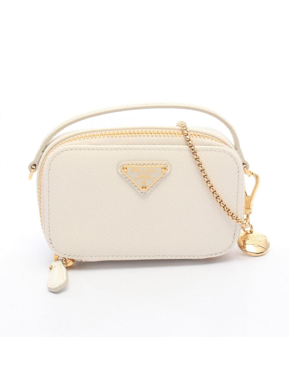 Prada Triangle Logo Mini Pouch Chain #339961P72B